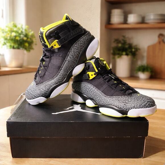 Jordan 6 Ring Men’s Size 9 Shoes 322992-033 DS OG ALL. Venom Green New Size main image 8